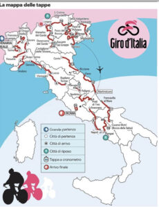 Da Torino a Roma, escludendo il Sud: ecco il Giro d’Italia targato 2024